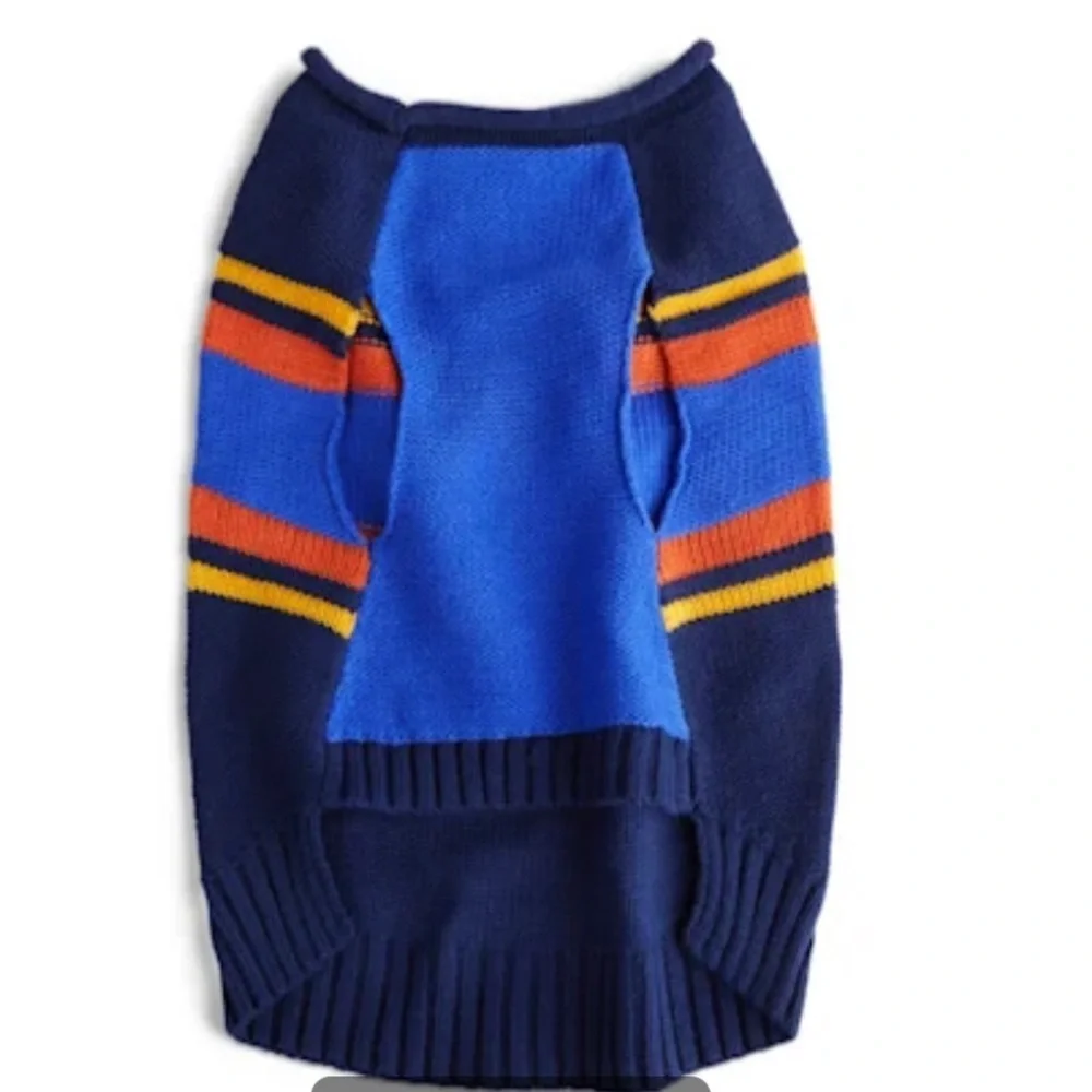 NWT Youly Striped Dog Sweater M